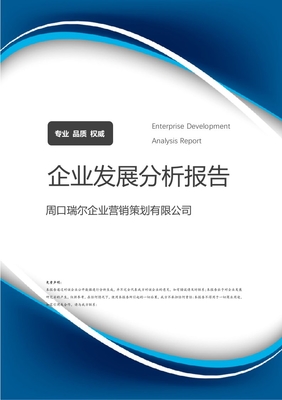 周口瑞尔企业营销策划介绍企业发展分析报告